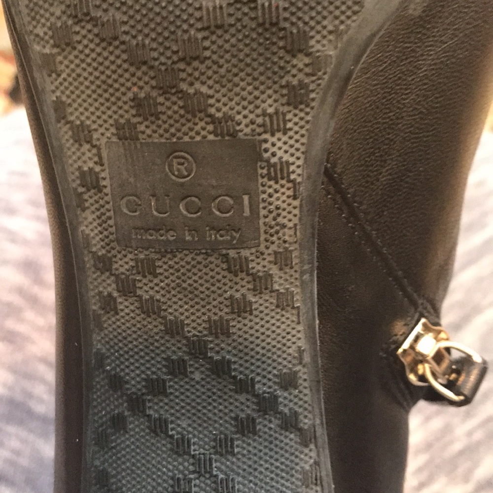 STUNNING Auth. Gucci Stivaletto Tessuto Ankleboots - Picture 3 of 10